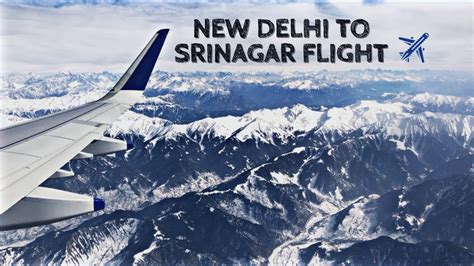 new delhi to srinagar flights