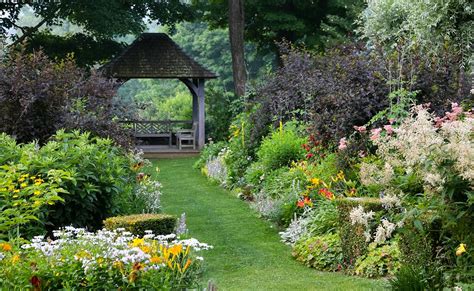 new england flower garden design