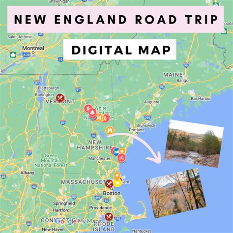 new england maps google