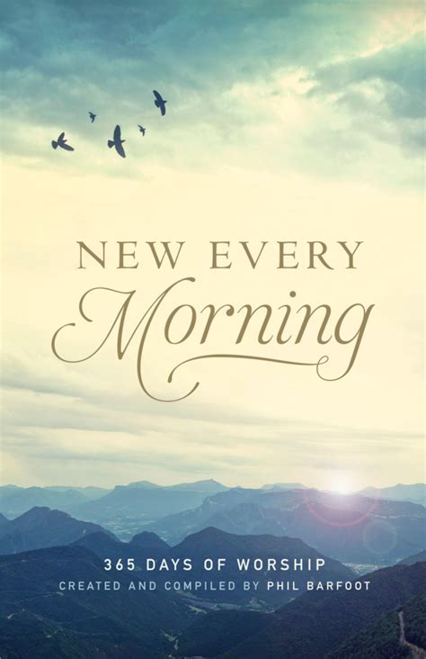 new every morning devotional book