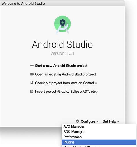 new flutter project wizard not showing on android studio