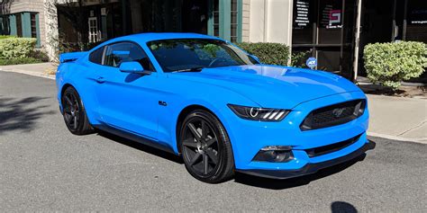 new ford mustang blue