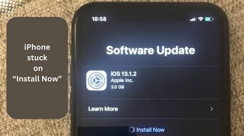 new iphone stuck on software update when transferring data