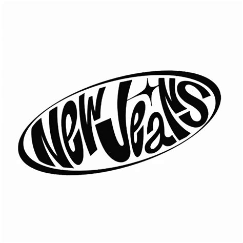 new jeans logo coloring page