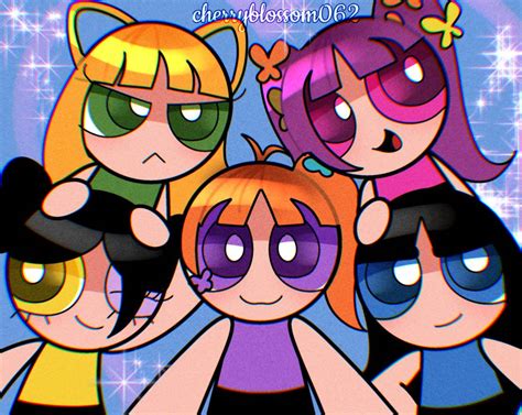 new jeans powerpuff girls art