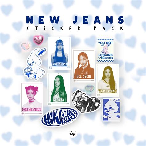 new jeans printable stickers