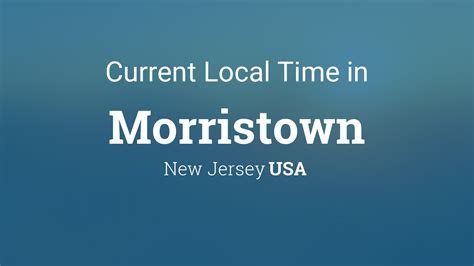 New Jersey Current Time