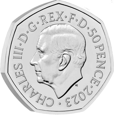 new king charles 50 pence coin