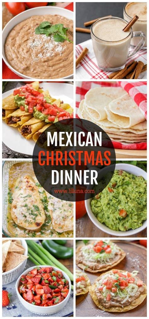 new mexican christmas menu