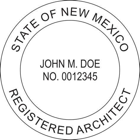 new mexico architect stamp