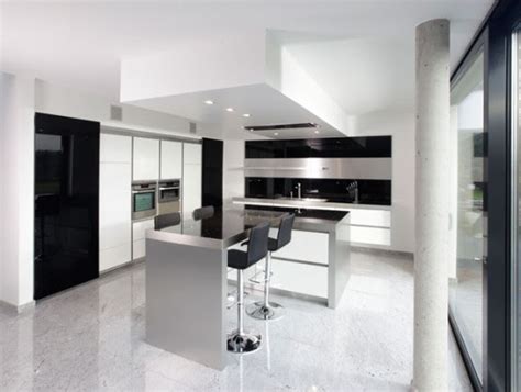 List of modern kitchen design black and white 2022