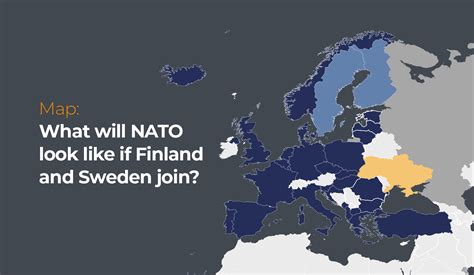 new nato map with finland and sweden