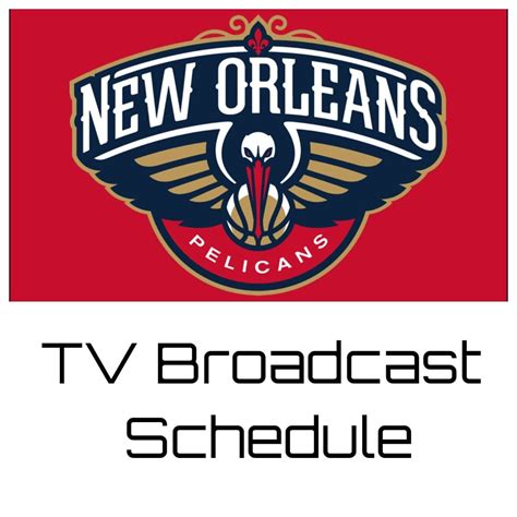 new orleans pelicans tv schedule