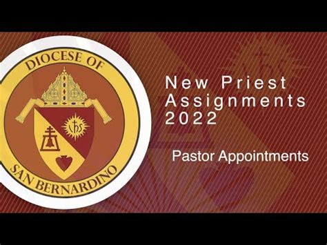 new priest assignments 2022