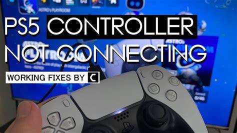 new ps5 controller not connecting