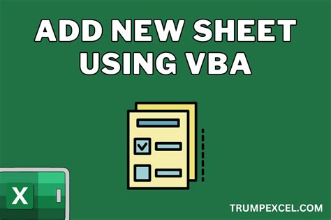 New Sheet In Vba