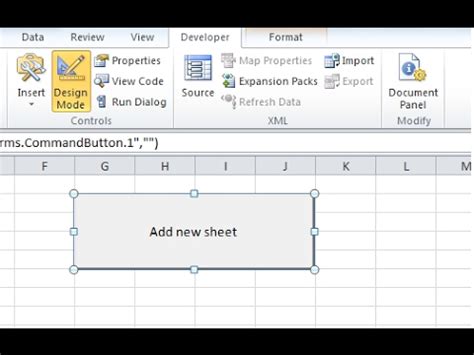 New Sheet Macro Excel