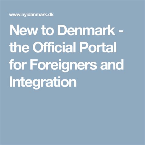 new to denmark login