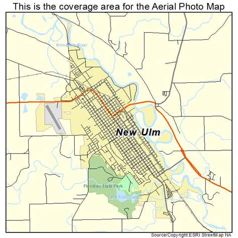 New Ulm Mn On Map