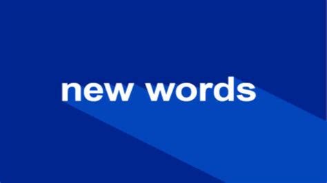 new words 2020 dictionary