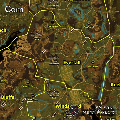 New World Corn Locations