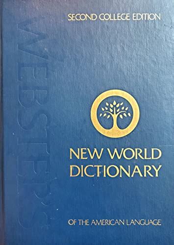 new world dictionary second college edition