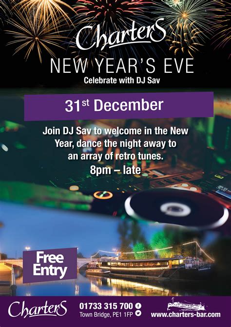 new years eve party peterborough