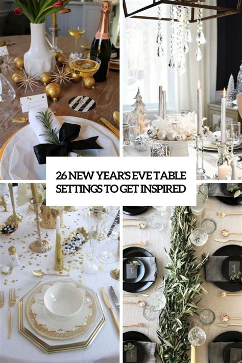 New Years Eve Table Settings