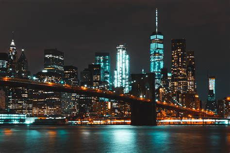 new york city at night wallpaper
