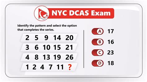 new york city exams dcas