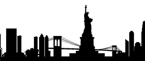 new york city silhouette png