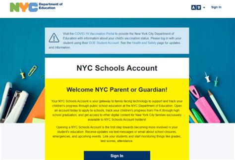 new york city student account nycsa