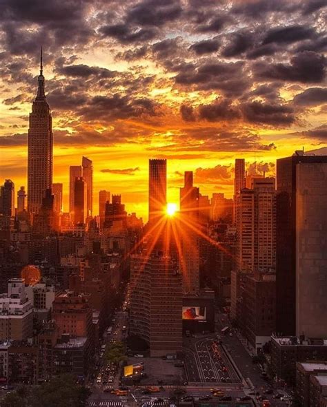new york city sunset time today
