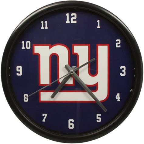 new york giants wall clock