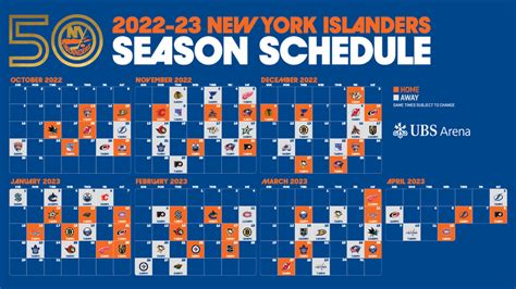 new york islanders schedule 2022-23