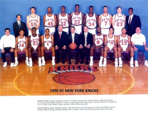 new york knicks roster 1991