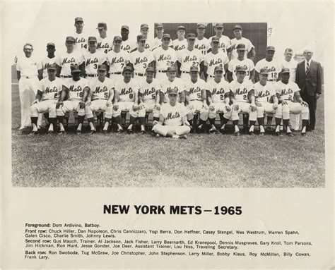 new york mets roster 1965