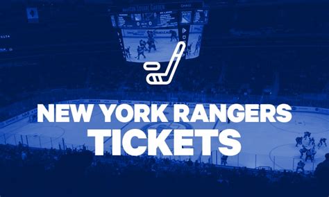 new york rangers ticket packages