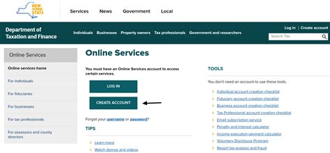 new york state account login