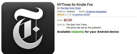 new york times app for fire tablet