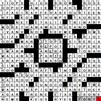 new york times crossword 0616