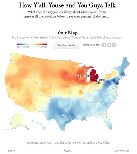 new york times dialect test