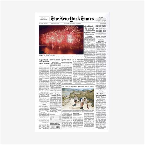new york times front page archive