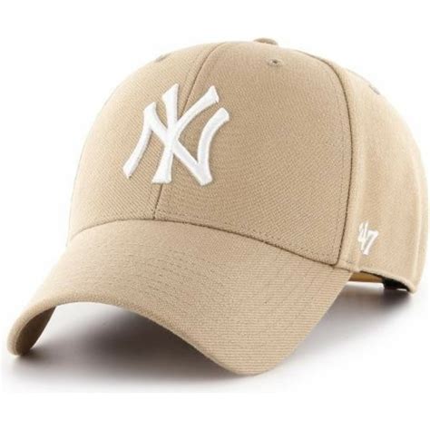 new york yankees cap beige
