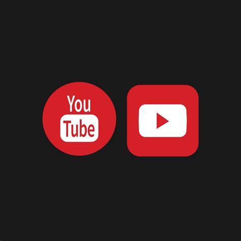 New Youtube Logo Black Background