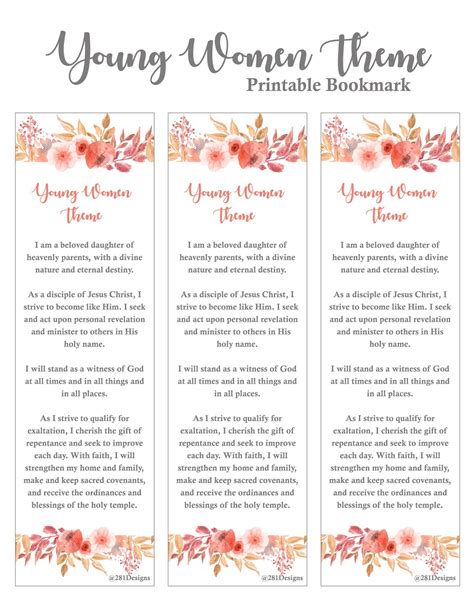 New Yw Theme Printable Free