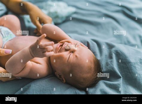 Newborn Cries When Getting Changed