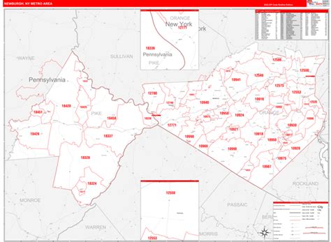 Newburgh Zip Code Map