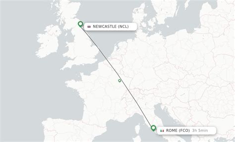 newcastle airport flights to rome