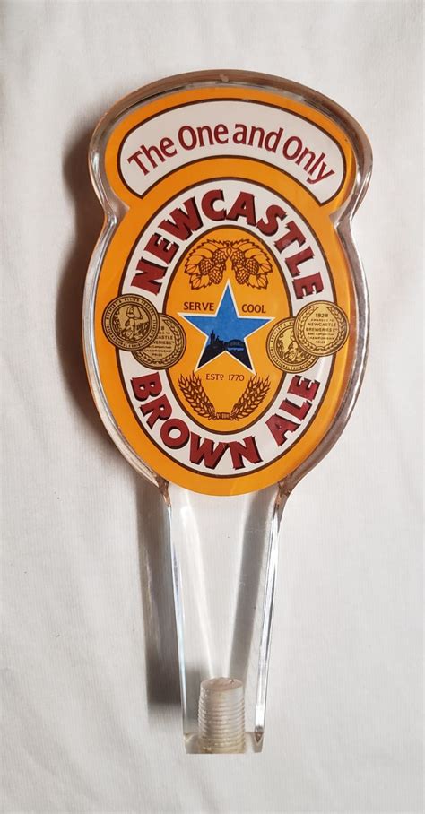 newcastle brown ale tap handle